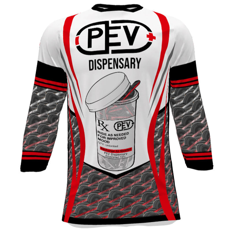 PEV Dispensary 3/4 Sleeve Rx Jersey