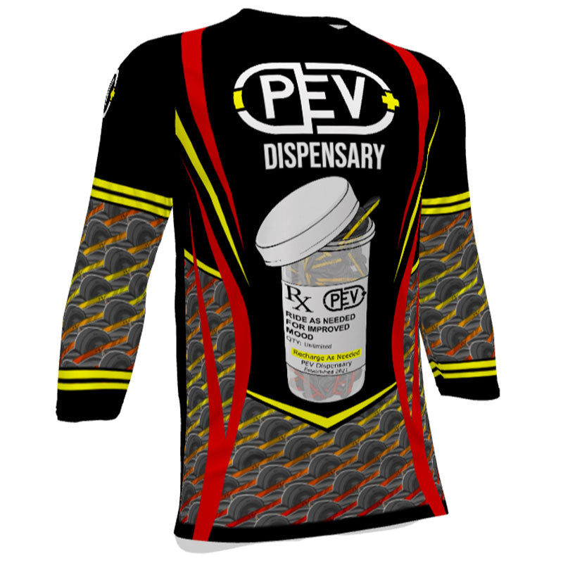PEV Dispensary 3/4 Sleeve Rx Jersey