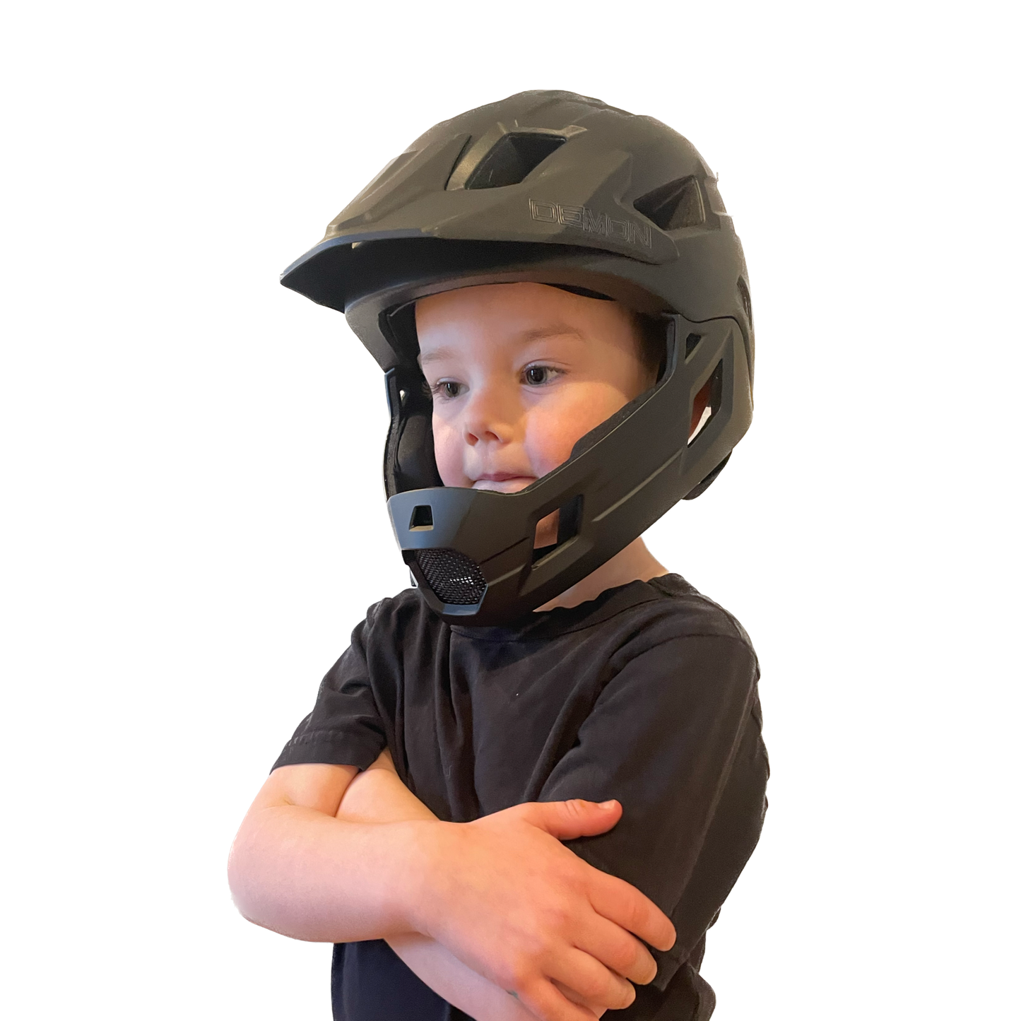 Demon FR Link System Bike Helmet Fullface with Removable Chin Guard