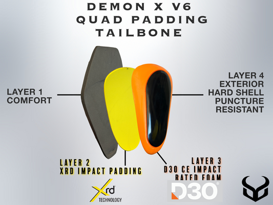 Demon Flexforce X V6 D3O/ XRD Men's Impact Shorts