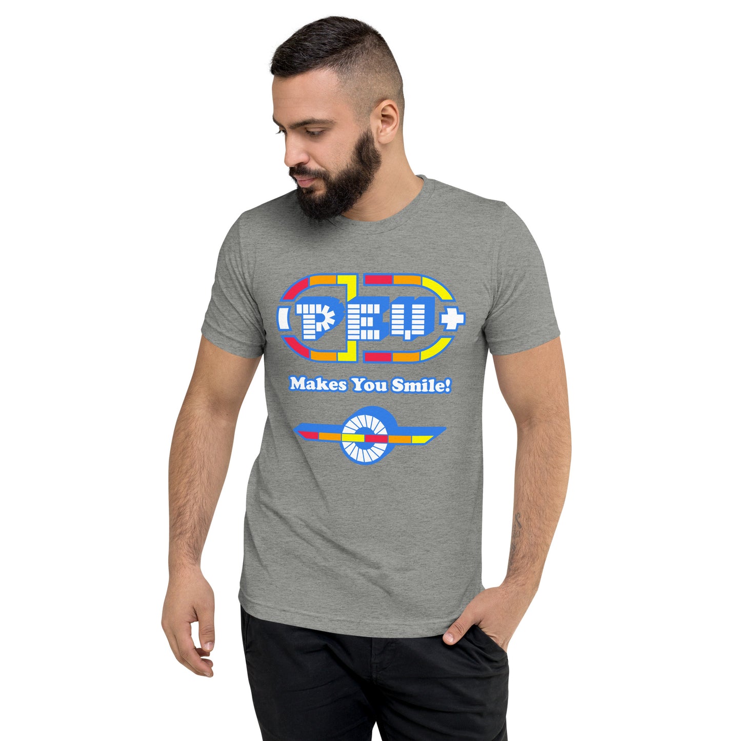 PEV Makes You Smile (OW) - Tri-Blend T-Shirt