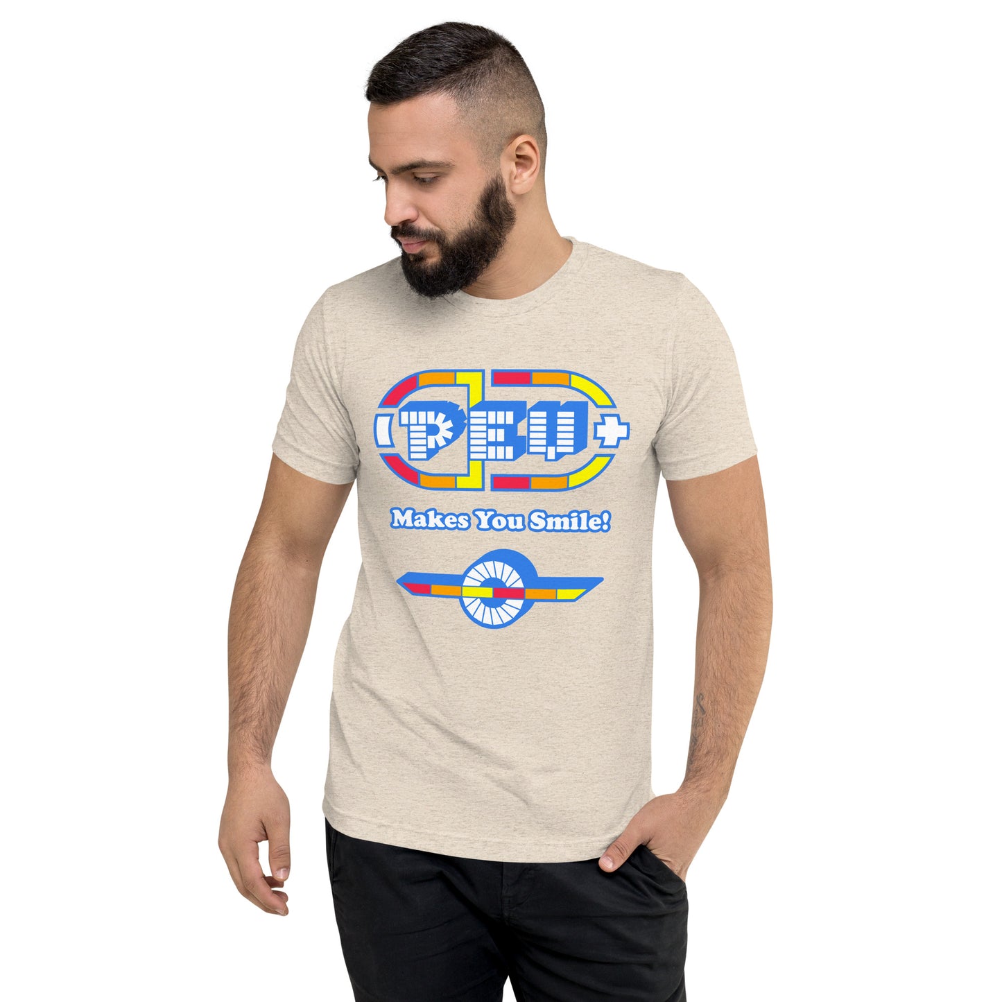 PEV Makes You Smile (OW) - Tri-Blend T-Shirt