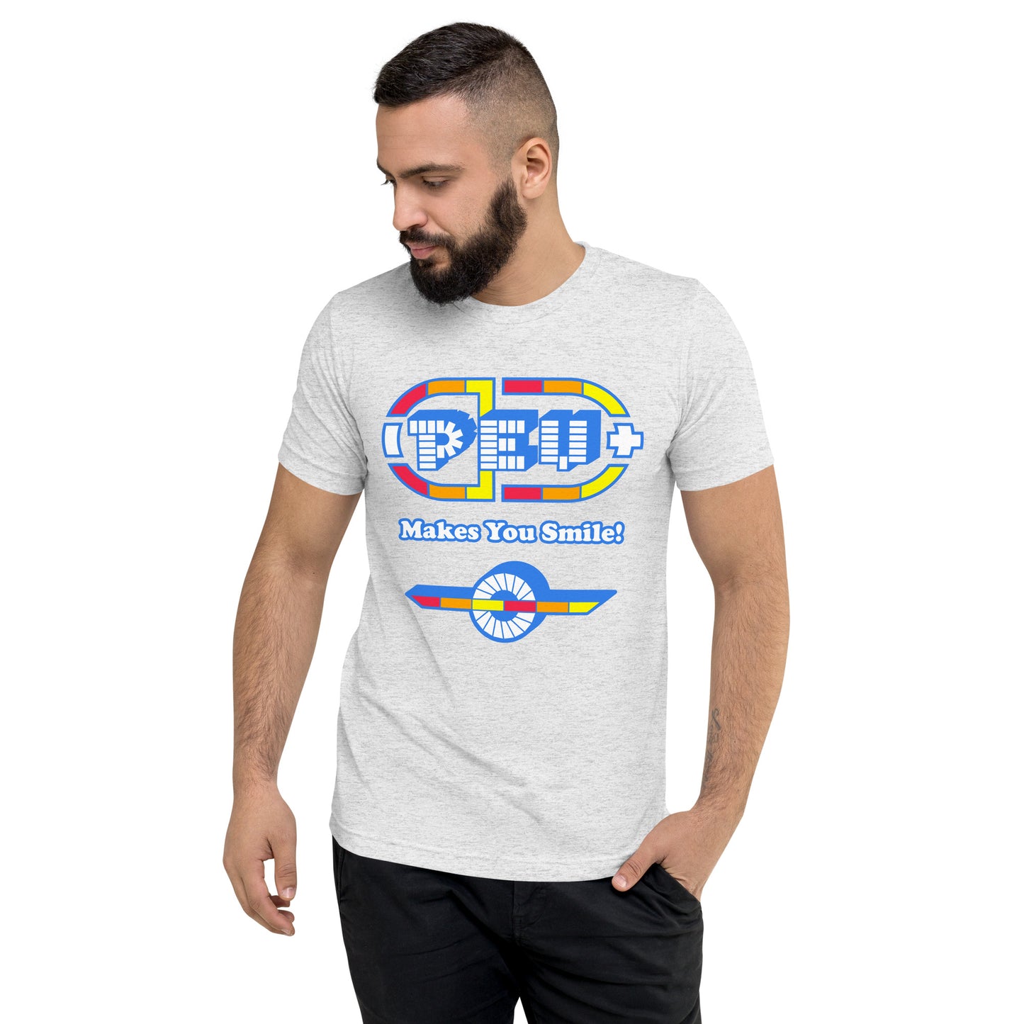 PEV Makes You Smile (OW) - Tri-Blend T-Shirt