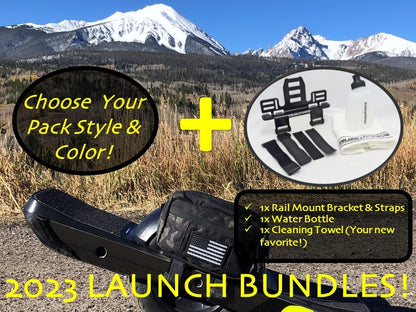 The "Recycler Cruzer" Adventure Pouch Bundle (Onewheel GT/GTS/XRC, Onewheel Pint X/XR/+ Compatible)