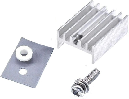 TO-220 Aluminum Heatsink Kit (20x15x10mm)