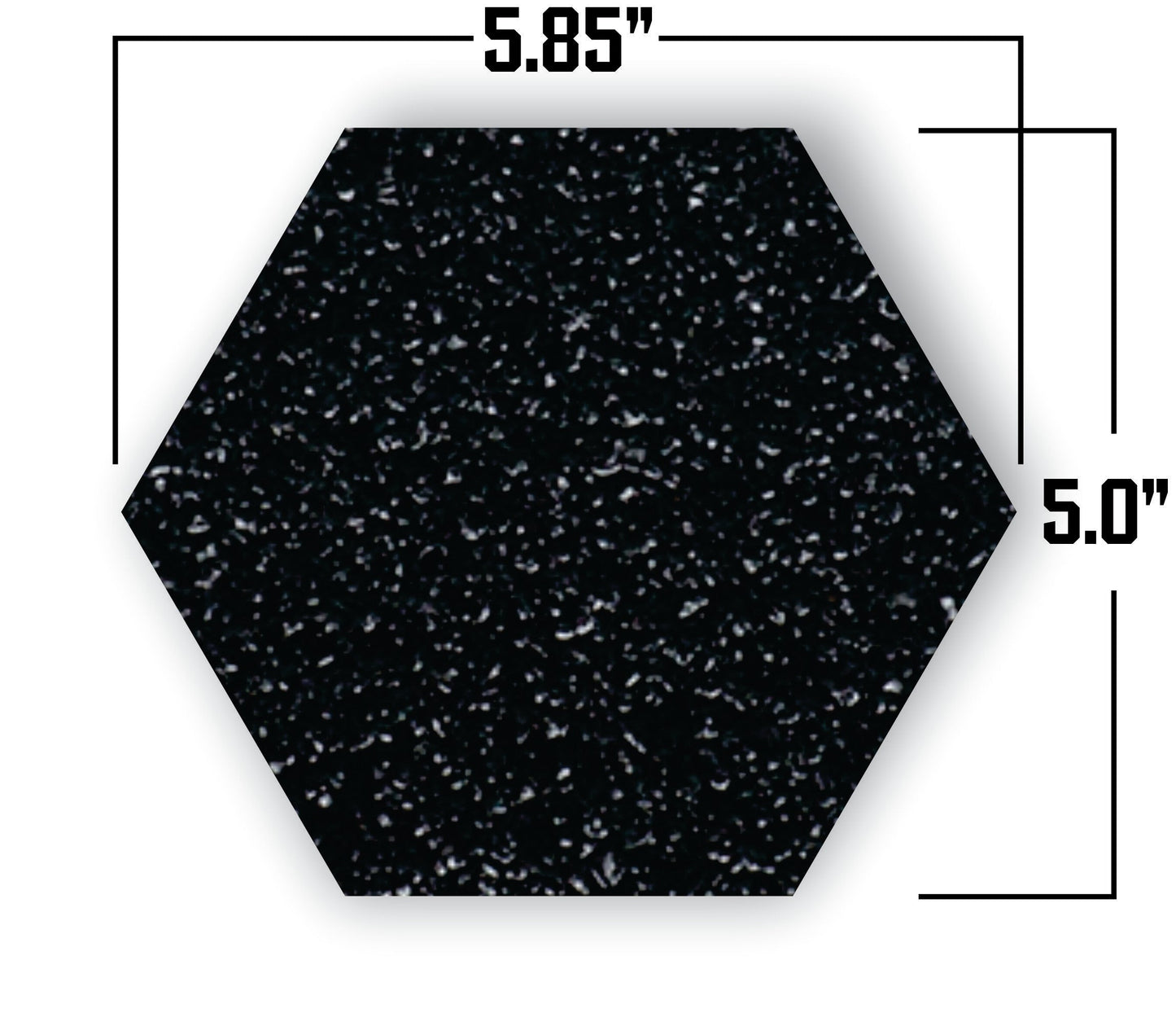 5" Hex 1WP Ignite Grip Tape - 11"x12" Sheet - No Foam