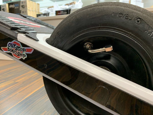 *CLOSEOUT* 90 Degree Nickel Valve Stem - Onewheel GT-S, GT, XRC, XR, Pint S, Pint X, and Pint Compatible