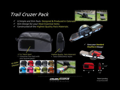 The "Trail Cruzer" Adventure Pack (Pack Only)  (Onewheel GT/GTS/XRC, Onewheel Pint X/XR/+ Compatible)