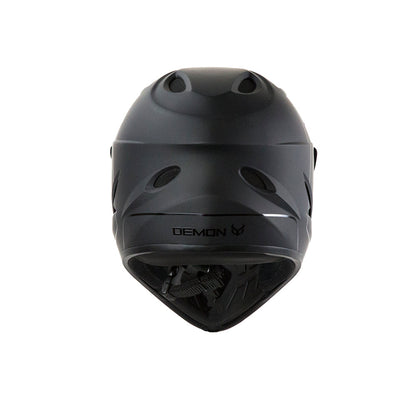 Demon Podium Full Face Bicycle Helmet- Black/Black