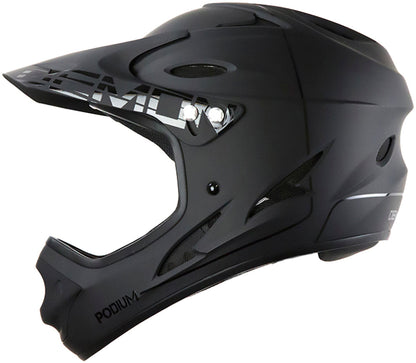 Demon Podium Full Face Bicycle Helmet- Black/Black