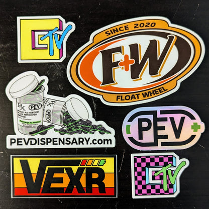 PEV Dispensary Stickers