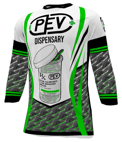 PEV Dispensary 3/4 Sleeve Rx Jersey