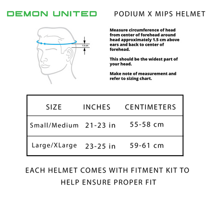 Demon Podium X Helmet with MIPS