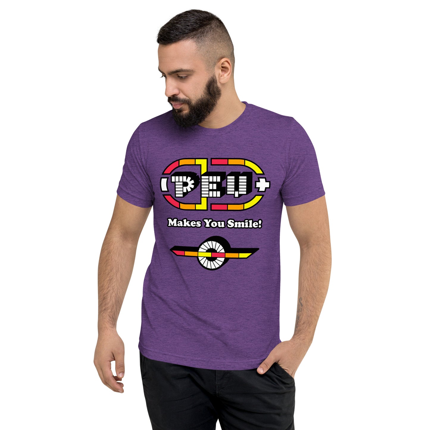 PEV Makes You Smile (OW) - Tri-Blend T-Shirt