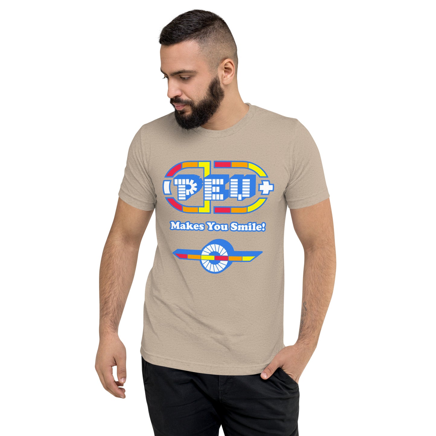 PEV Makes You Smile (OW) - Tri-Blend T-Shirt